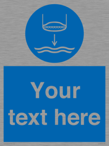 Custom Lower lifeboat to the water in launch sequence